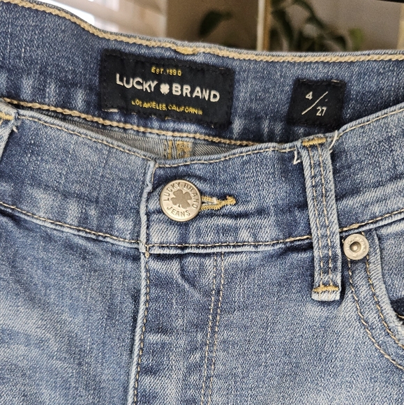 Lucky Brand Blue Straight Leg Jeans Classic Style - Picture 3 of 8